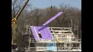 Dakplaten + Dakkapellen plaatsen met kraan