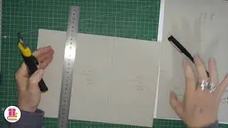 How To Make A Custom Slipcase - 3 - Cutting Out The Slipcase Panels