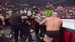 Wild Brawl Breaks Out Between WWF Superstars Vs The Corporate Ministry, Raw May 3, 1999