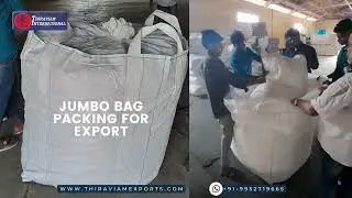JUMBO BAG PACKING FOR EXPORT