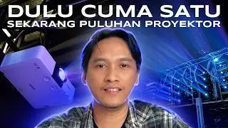 TOTAL 57 PROJECTOR!!! 3 Video Mapping LZY dengan Projector Terbanyak!