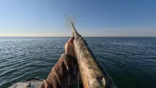 Chesapeake Bay sea duck hunt! #hunting #outdoors #wildlife #duckhunting #viral #fun #waterfowl