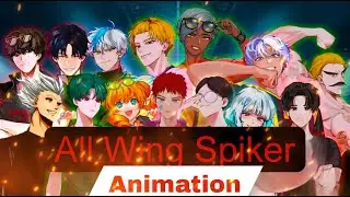 All Wing Spiker Animation - The Spike Cross volleyball #thespike