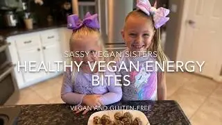 Gluten-free Vegan Energy Bites| No Cook| Easy| Sassy Vegan Sisters