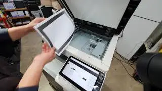 Scanning Adjustment Part3 (ADF Scanning Position Adjustment) Konica minolta copier 스캔조정3편- ADF스캔위치조정