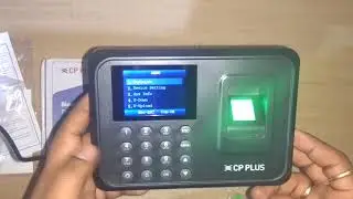 CP Plus Biometric Attendance System Installation