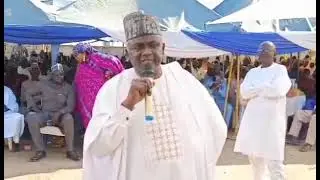 THE DG NTAC, RT. HON. YUSUF BUBA YAKUB, ADDRESSING PARTY FAITHFULS