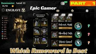Warrior One Star Runewords Skill Testing #evillands #gaming