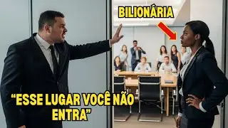Segurança Barra Mulher Negra na Reunião Executiva—Sem Saber Que Ela Era a Dona do Negócio Bilionário