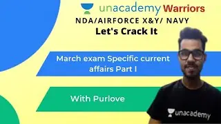 March exam Specific current affairs Part 1 by Purlove NDA