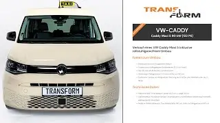 VW Caddy Behindertengerecht | Barrierefreie Mobilit&auml;t f&uuml;r Taxi & Pflege: Umbau mit Klapp-Drehsitzen!
