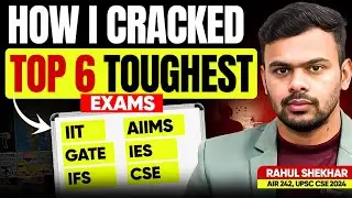 *SECRET* IRS Strategy for Cracking UPSC Prelims | Rahul Shekhar AIR 242, UPSC CSE 2024 | Sarrthi IAS