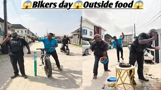 Bikers Day 😱 Outside Food Challenge | Road Trip Food Vlog 🏍️ #trending #viralvideos#jdreactioncamedy