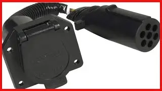 Hopkins 47425 7 Pin Round to 7 RV Blade Adapter