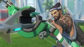 Overwatch - Wave Hanzo Skin - Gameplay, Highlight Intros & More