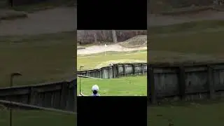 Near hole out from 100 yards 🔥 #golf #golfskill #golfswing