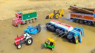 JCB 5CX and Tata truck video tractor jcb video|jcb video |jcb tractor cartoon...