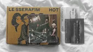 ☆ LE SSERAFIM 르세라핌 5-й мини-альбом ❝ HOT ❞ Распаковка (Compact, WeVerse A, WeVerse B + жестяной ф...