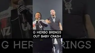 G Herbo приводит своего сына Бэби Крэша на концерт в честь его дня рождения 🥹🔥🎉