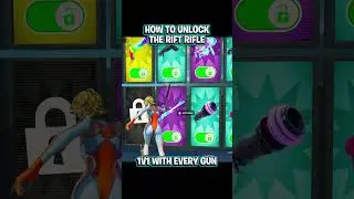 HOW TO UNLOCK THE RIFT RIFLE IN 1V1 WITH EVERY GUN!!!!