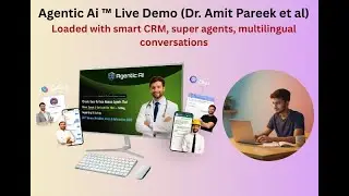 Agentic Ai &trade; Live Demo (Dr. Amit Pareek et al) ll, Create human-like chat bots.