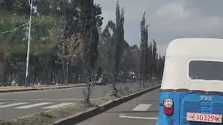 Addis Ababa, Driving from Yeka Abado to Arat Kilo