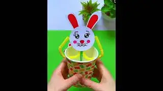 Diy ideas with paper & disposable glass/ paper art work / paper decor ideas
