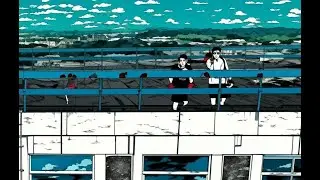 We watched a football match from an abandoned rooftop!