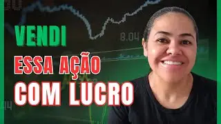 VENDI ESSA AÇÃO COM LUCRO E NÃO PRECISEI PAGAR A DARF #diaristainvestidora 
