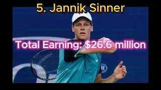 Top 10 most earning Tennis player 2024