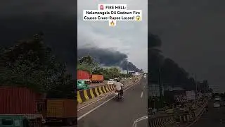 Nelamangala Oil Godown Fire Causes Crore-Rupee Losses! 😱🔥 | Shell Petrol fire accident #disaster