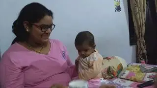 Adorable Aavya Funny Videos , Cute Expressions ,  Funny Act , Innocent Baby