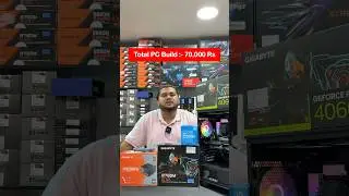 70,000 Rs Best Gaming Pc Build with RTX 4060 in Lamington Road Mumbai  #shorts