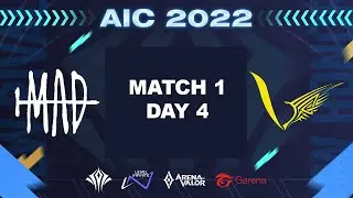 V Gaming vs Mad Team | Match 1 AIC 2022 Day 4
