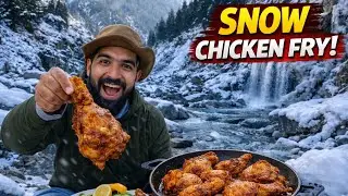 )Winter River Cooking | Ghee Chicken Fry