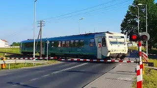 [4K] SSP Tuchola ul. Świecka | Polish railroad crossing