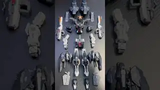 Assembly 1/100 Dynames Repair III [ XX model ] + Iron toys GN-002 Alloy frame #dynames  #gundamoo