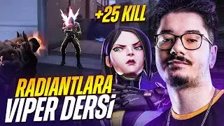 RADIANTLARA UNUTAMAYACAKLARI BİR VİPER DERSİ 25+ KILL