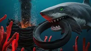 BRUTAL Deep Sea Shark Attack at a Hydrothermal Vent You Won't Believe