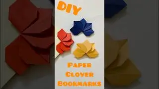Easy Paper Flower Bookmark Craft ✂️ #bookmark #diy #shorts #craft #viral #youtubeshorts #art #flower