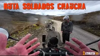 Ruta Soldados - Chaucha,  en la Himalayan 450, mucha lluvia y fr&iacute;o...