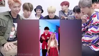BTS REACTION Kika Kim XO Team TikTok Top 2024 #1