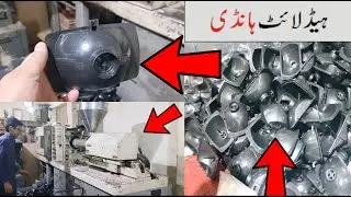 Manufacturing Process Of Bike Headlight Plastic Black Parts Headlight Handi