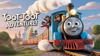 Train Adventure Song for Kids 🚂 | Fun Nursery Rhyme | Singh along