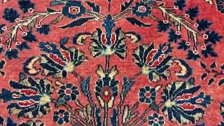Antique Sarouk Mohajeran rug, 9 x 12 ft - Djoharian Collection