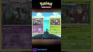 Pokemon cards from Kalos region | #trevenant | #shorts # Pokemon cards # TCG