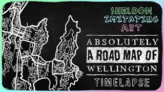 Laser-Cut Wellington Road Map | Art Timelapse