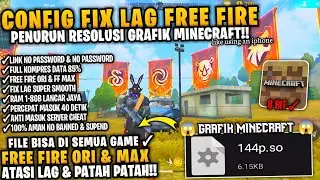 WAJIB COBAIN‼️FILE OPTIMASI CONFIG FIX LAG FF ORI & MAX VERSI X.118.8 || FILE PENURUN RESOLUSI GAME🔥