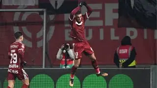 REZUMAT | Hermannstadt - Rapid 0-3. Grameni, gol fabulos, Dobre a ratat un penalty