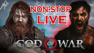 GOD OF WAR Marathon LIVE 🔥 GOW 3 to Ragnarok | Hindi Story Gameplay | Kratos Full Journey